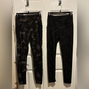 2 Pair Women’s Black Capri Leggings Clean and in Good Condition. Size L/XL. $10.